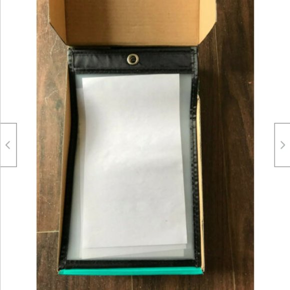 Staples Box of 25 Heavy Duty 5 x 8 Job Work Order Ticket Holder Top Loading - Picture 3 of 4